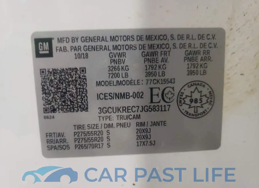 3GCUKREC7JG583117# 13