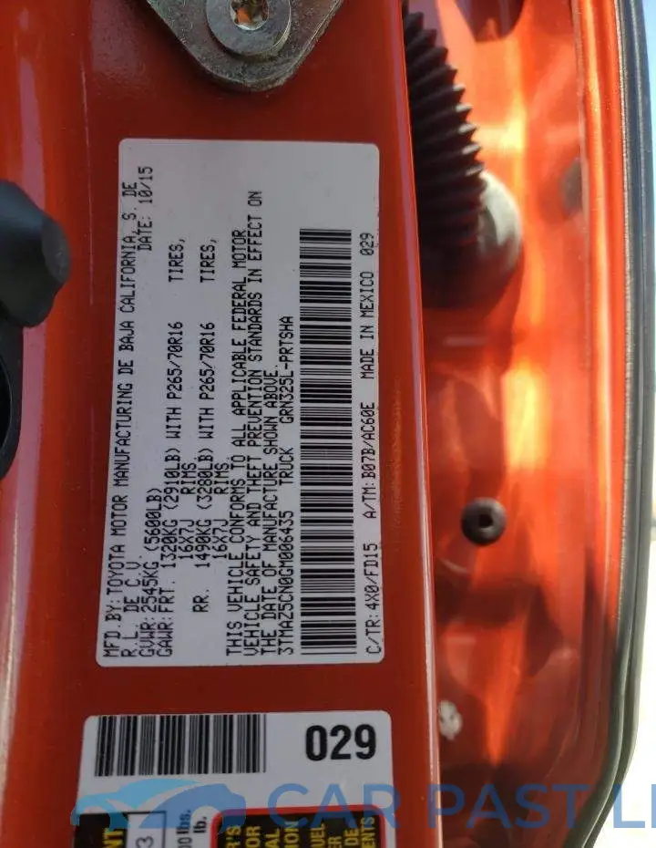 3TMAZ5CN0GM006435# 12