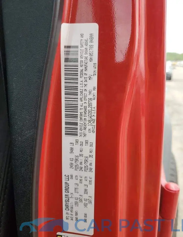 1C4BJWDG9EL299736# 12