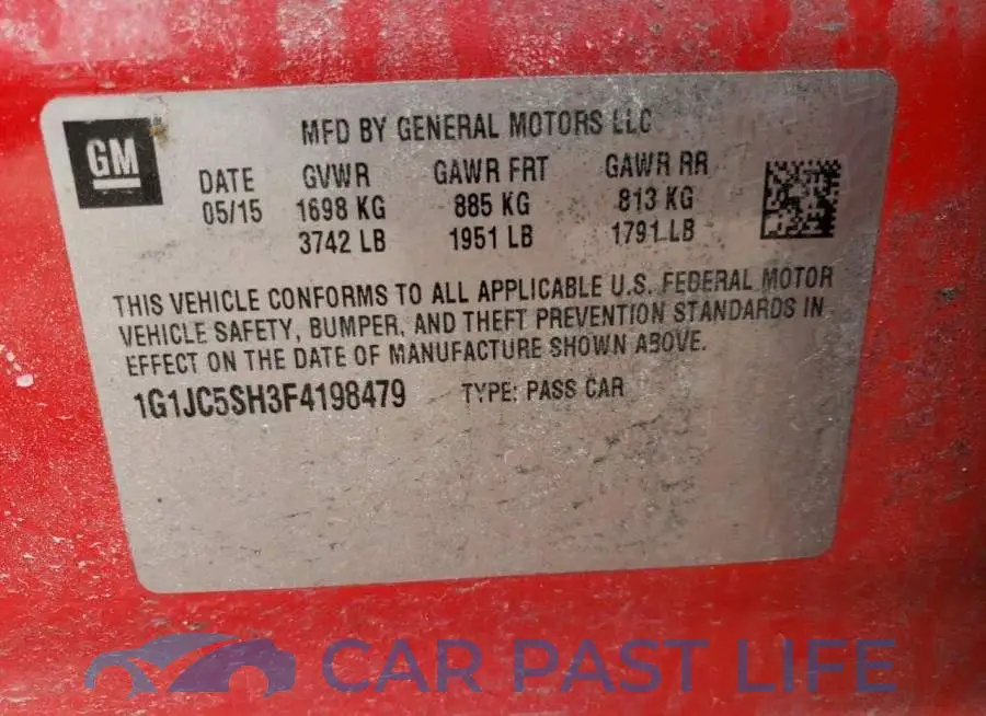 1G1JC5SH3F4198479# 12