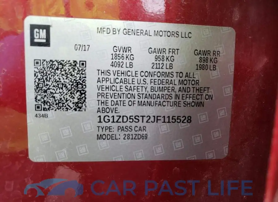 1G1ZD5ST2JF115528# 12