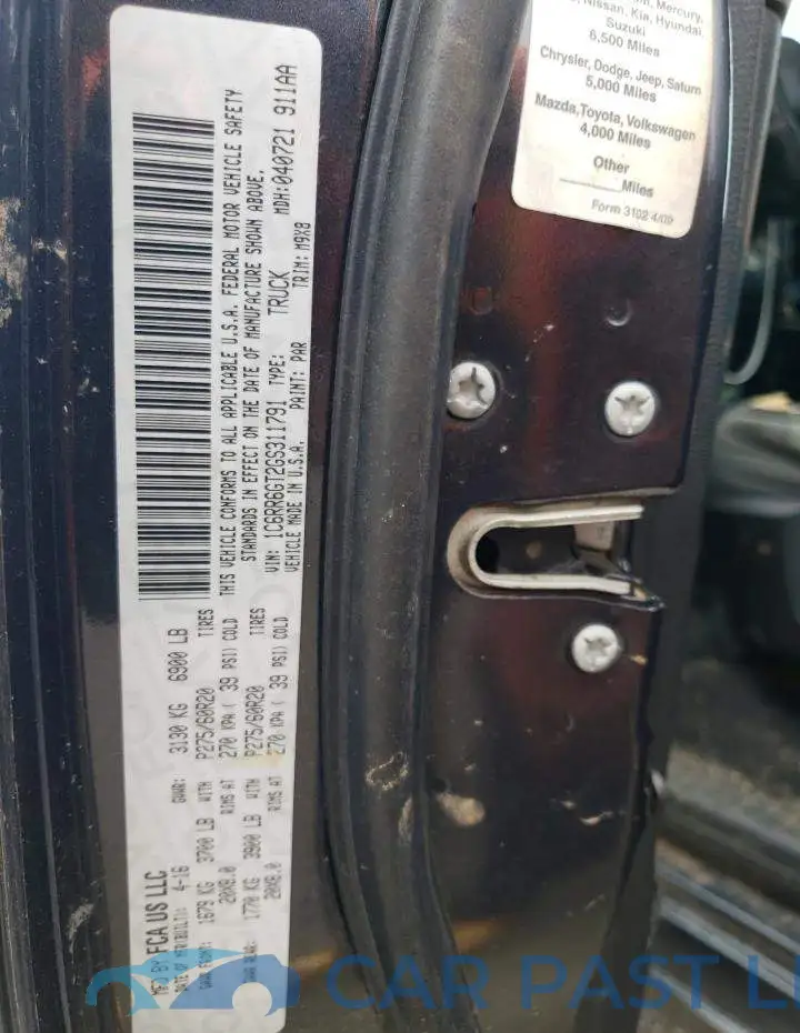 1C6RR6GT2GS311791# 12