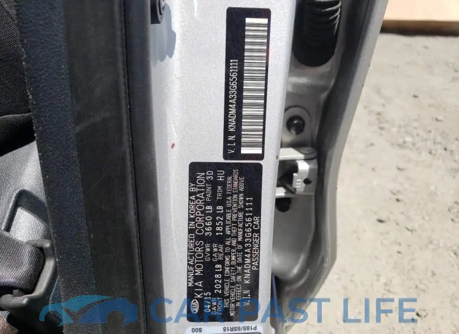 KNADM4A33G6561111# 12