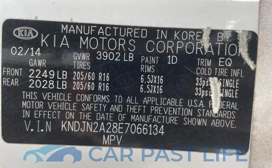 KNDJN2A28E7066134# 10