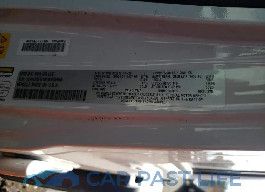 1C4HJXFG1MW565955# 10