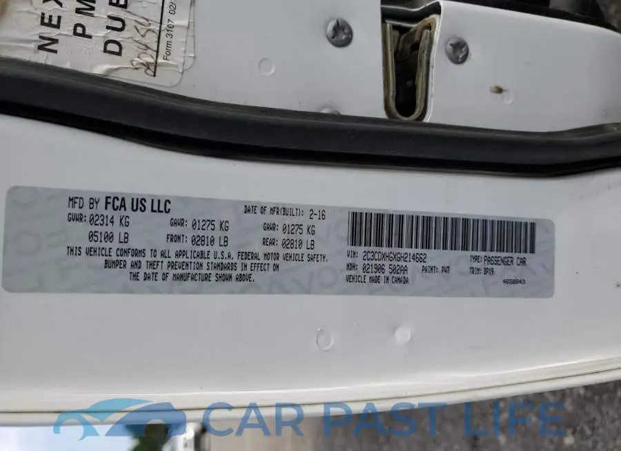 2C3CDXHGXGH214662# 12