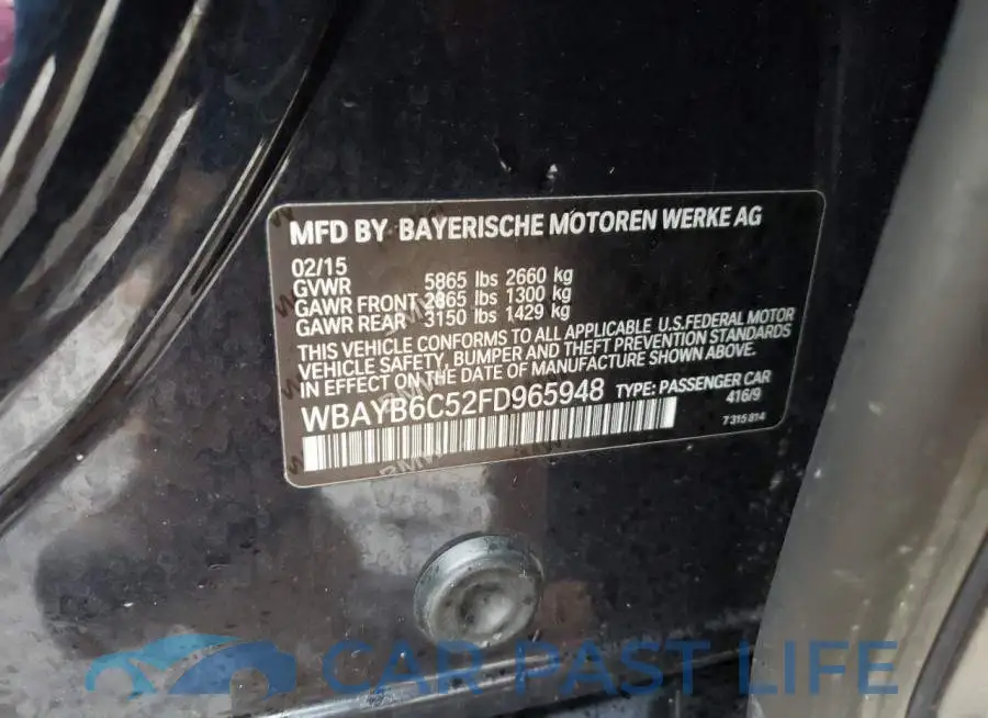 WBAYB6C52FD965948# 13