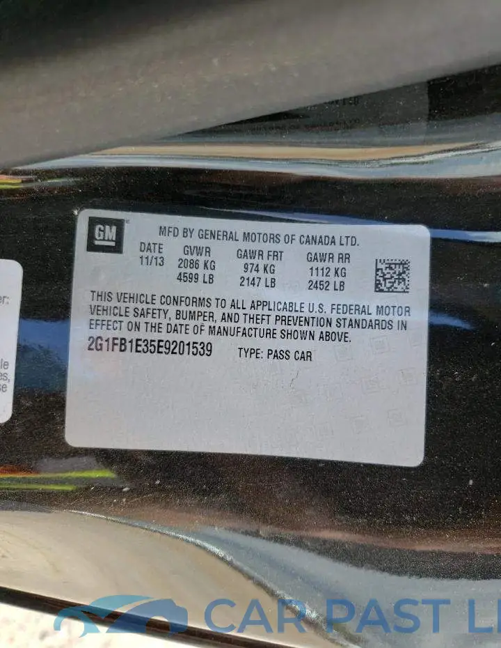 2G1FB1E35E9201539# 13