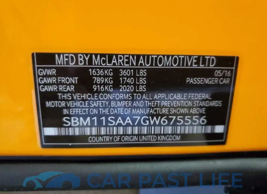 SBM11SAA7GW675556# 13