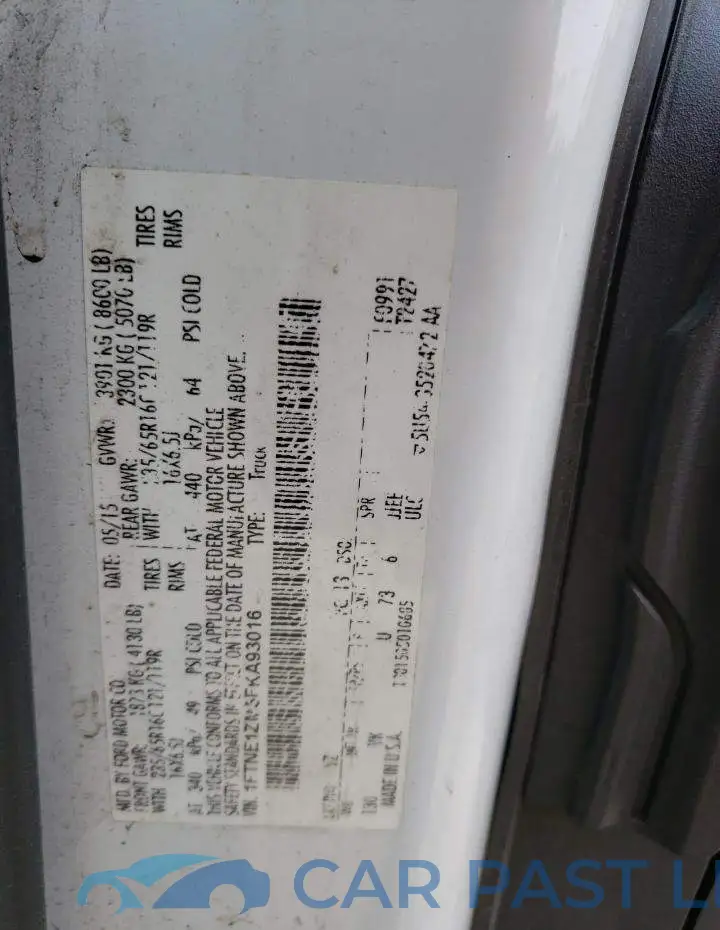 1FTNE1ZM5FKA93016# 13
