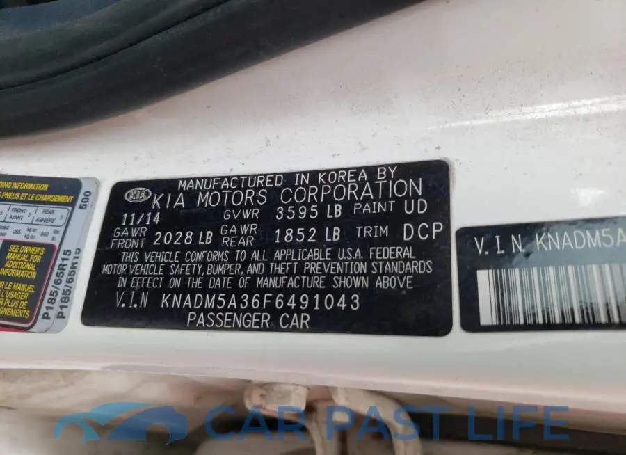 KNADM5A36F6491043# 12