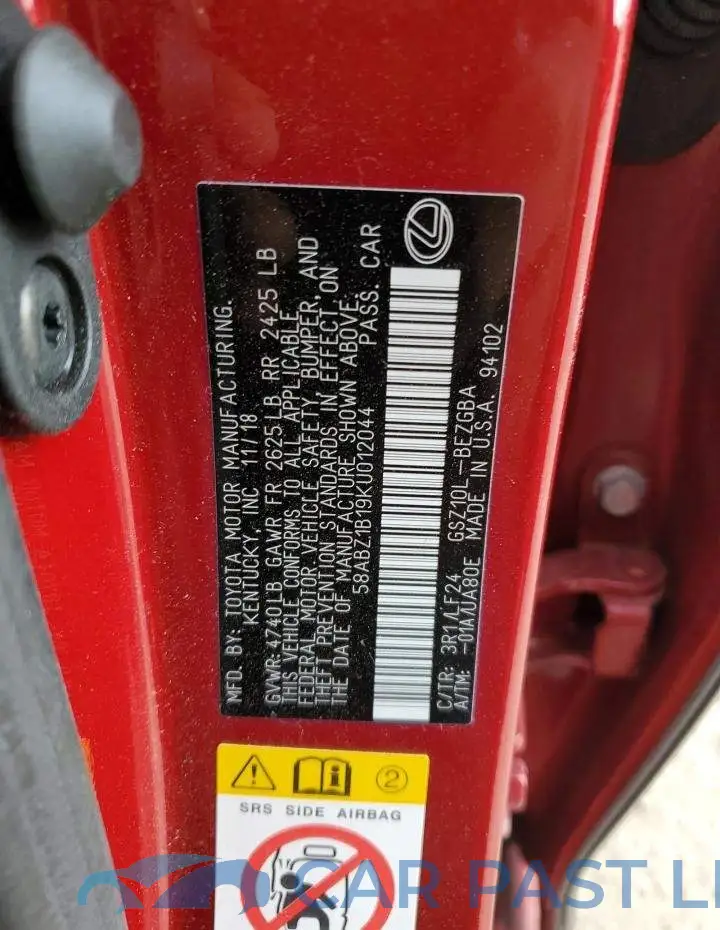 58ABZ1B19KU012044# 12