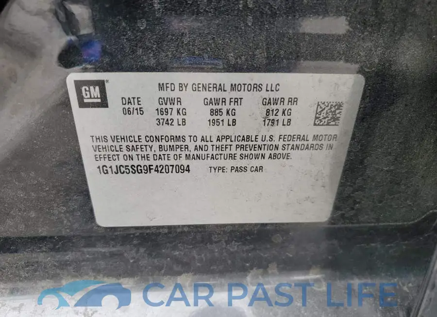 1G1JC5SG9F4207094# 12
