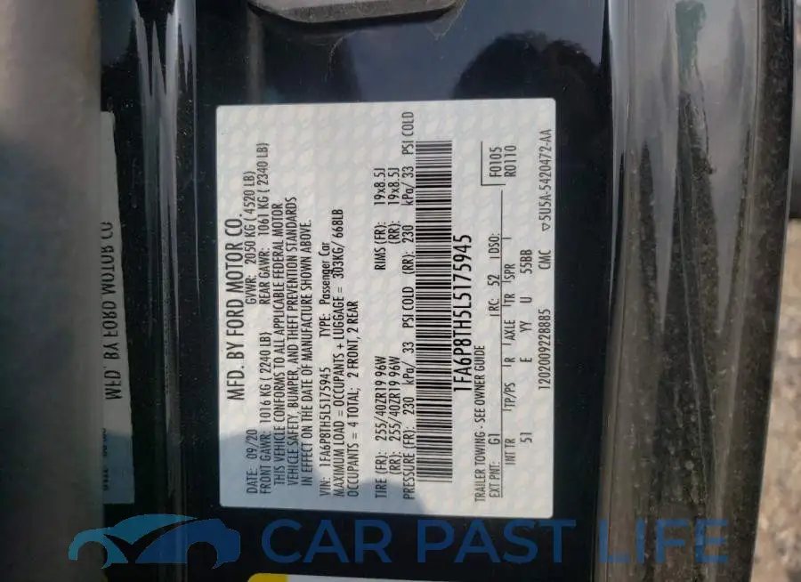 1FA6P8TH5L5175945# 13
