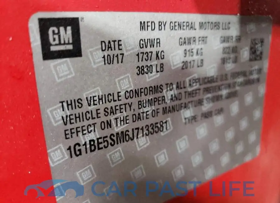 1G1BE5SM6J7133581# 12