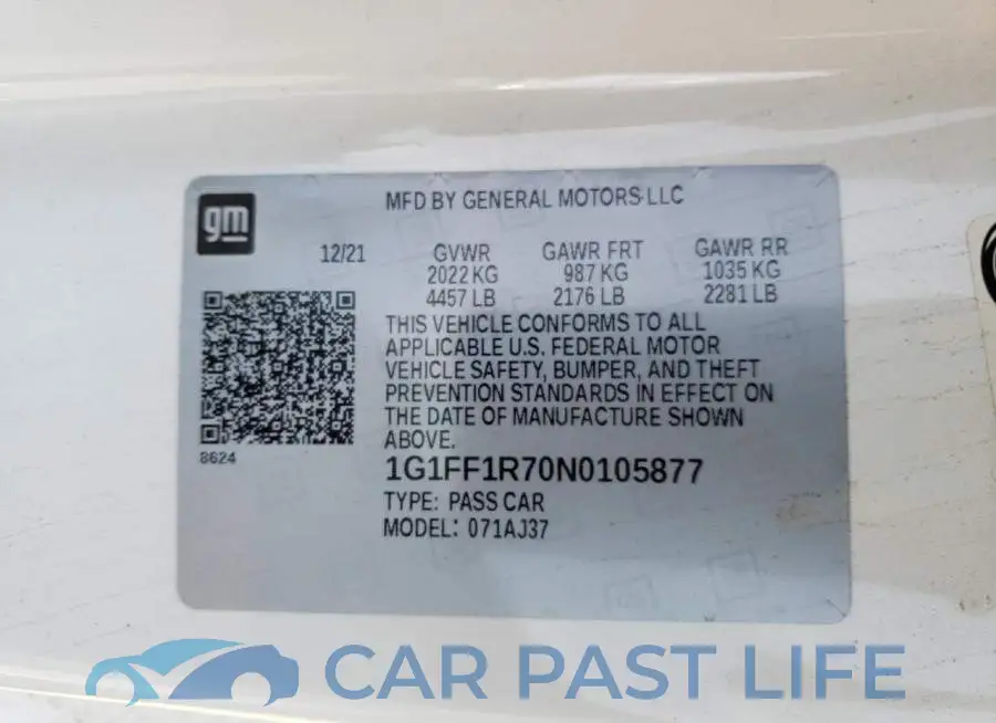 1G1FF1R70N0105877# 12