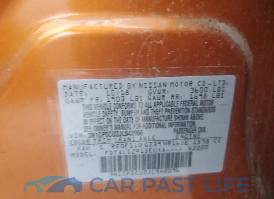 3N1CP5CU2JL542096# 12