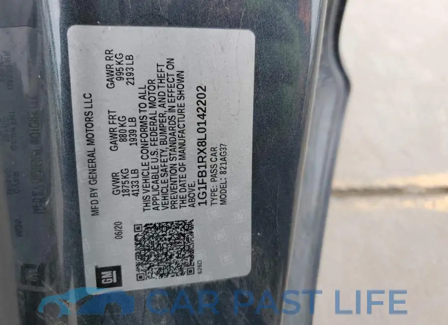 1G1FB1RX8L0142202# 12
