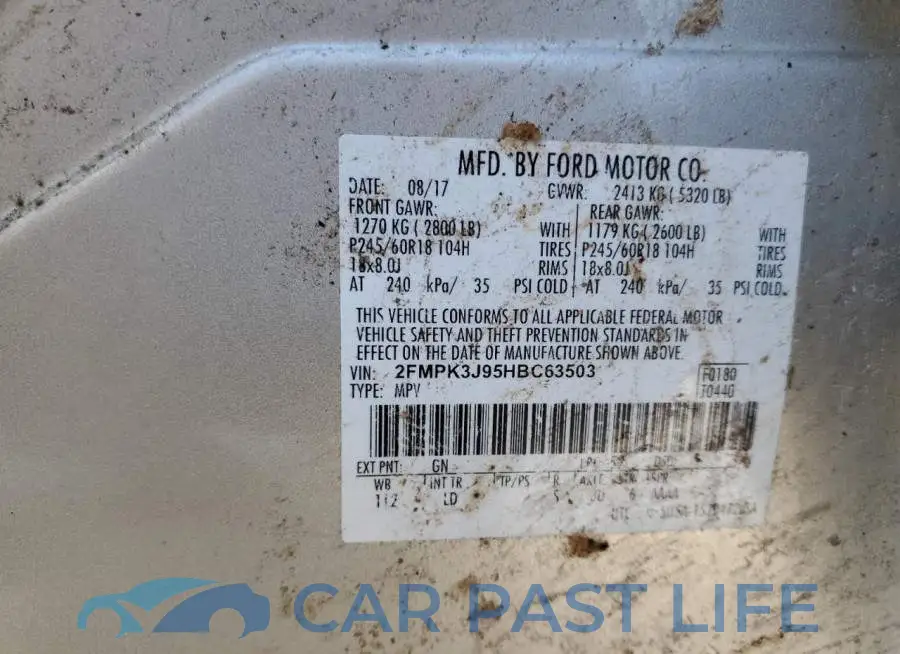 2FMPK3J95HBC63503# 12