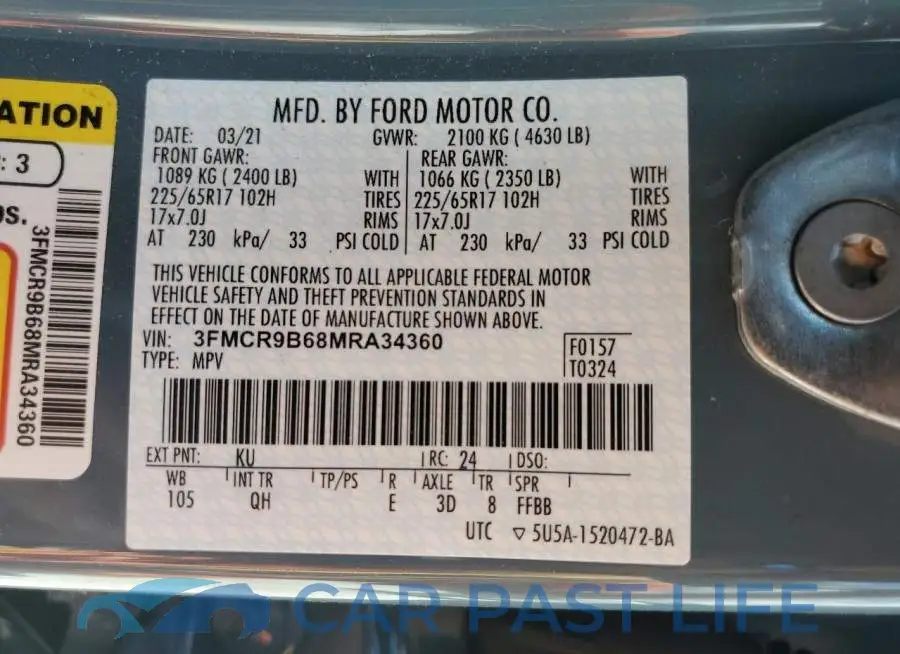 3FMCR9B68MRA34360# 13