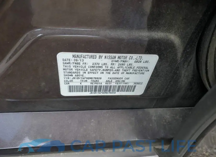 JN1BV7AP9EM678909# 12