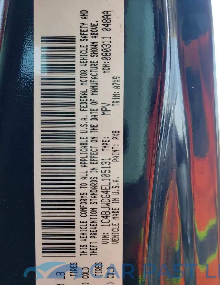1C4BJWDG4EL105131# 12
