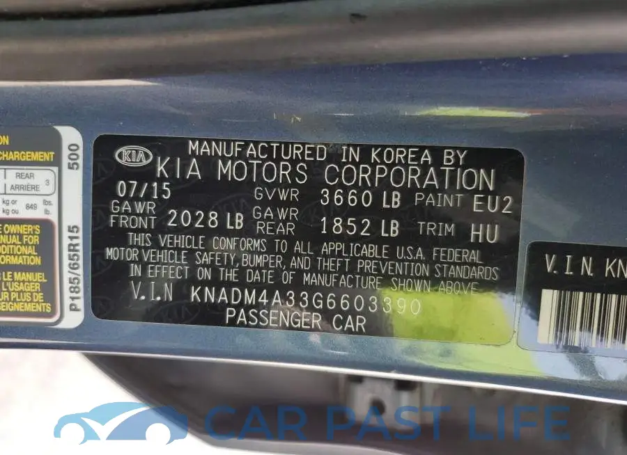 KNADM4A33G6603390# 12
