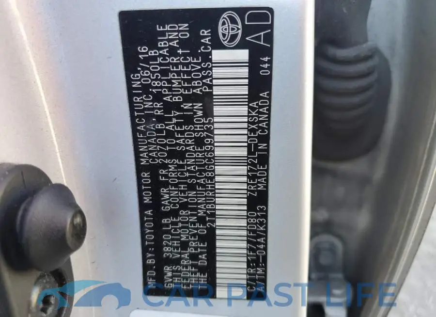 2T1BURHE8GC699735# 12