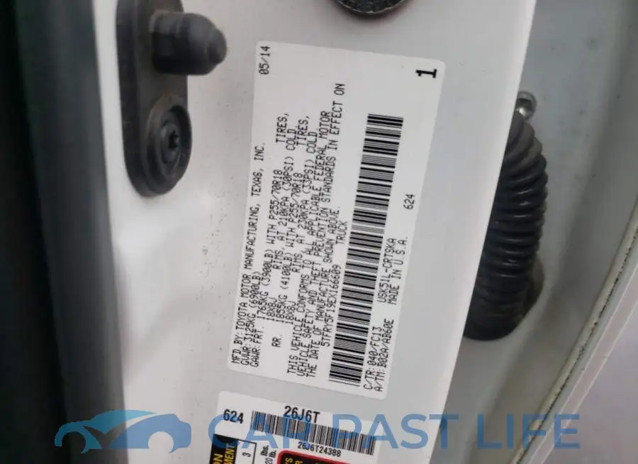 5TFRY5F19EX166609# 12