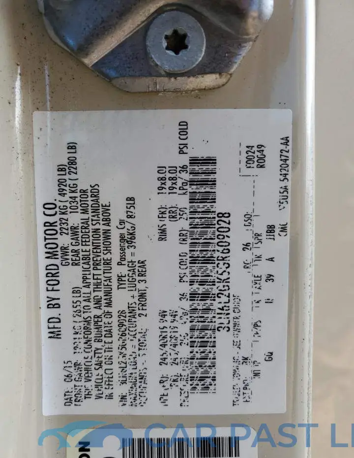 3LN6L2GK5GR609028# 12