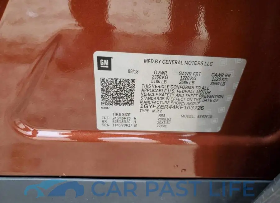1GYFZER44KF103726# 12