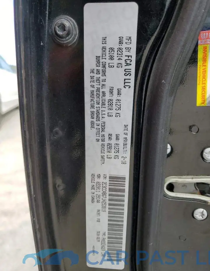 2C3CCABG7JH253919# 12