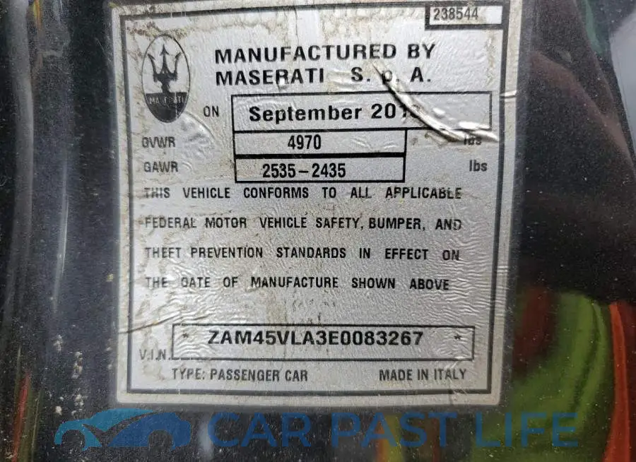 ZAM45VLA3E0083267# 12