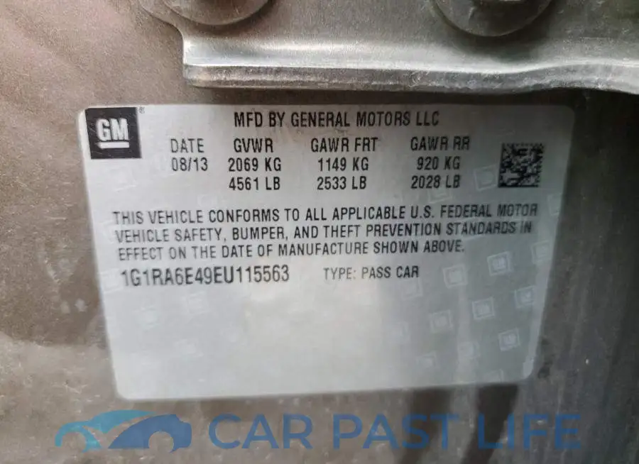 1G1RA6E49EU115563# 12