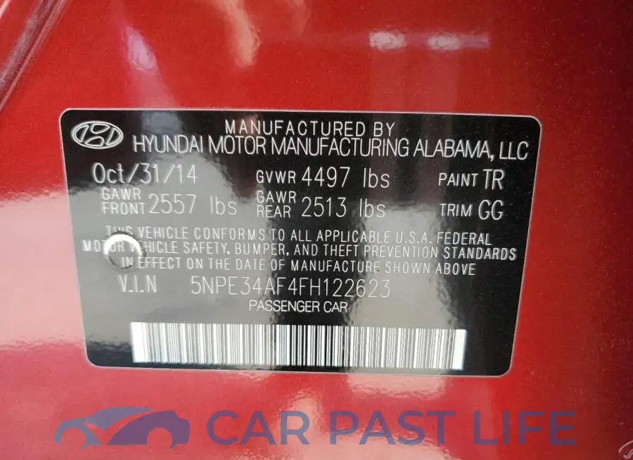 5NPE34AF4FH122623# 12