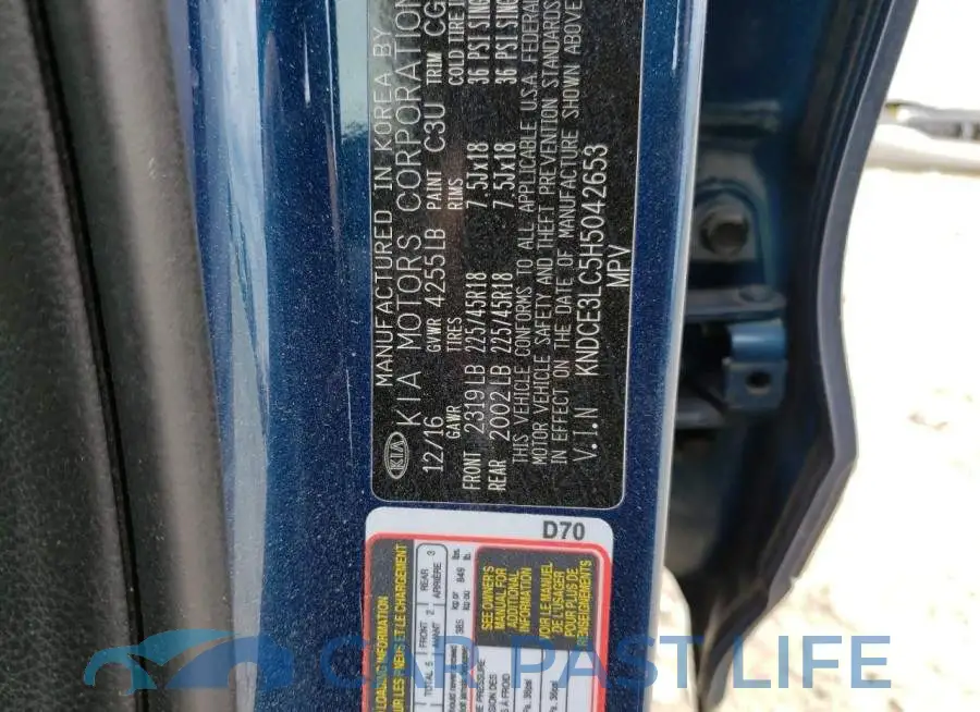 KNDCE3LC5H5042653# 14