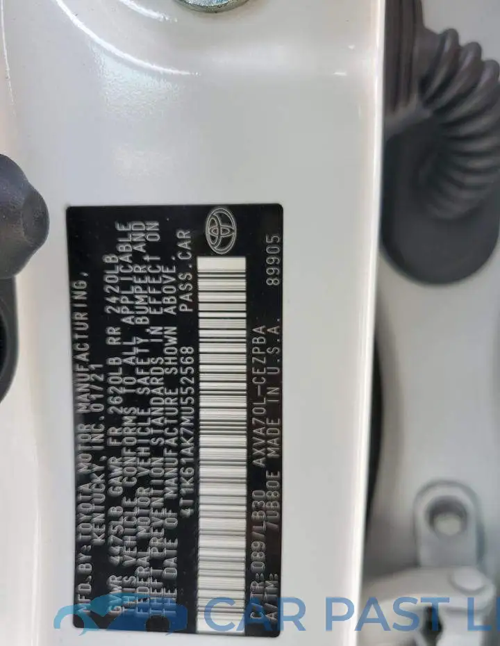 4T1K61AK7MU552568# 13