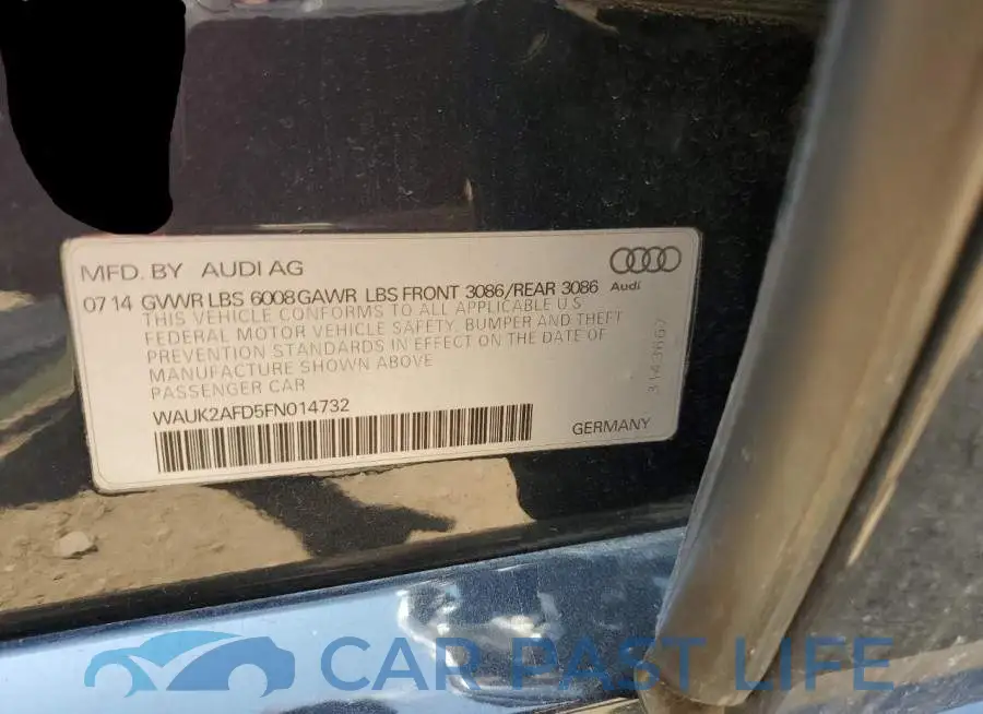 WAUK2AFD5FN014732# 13