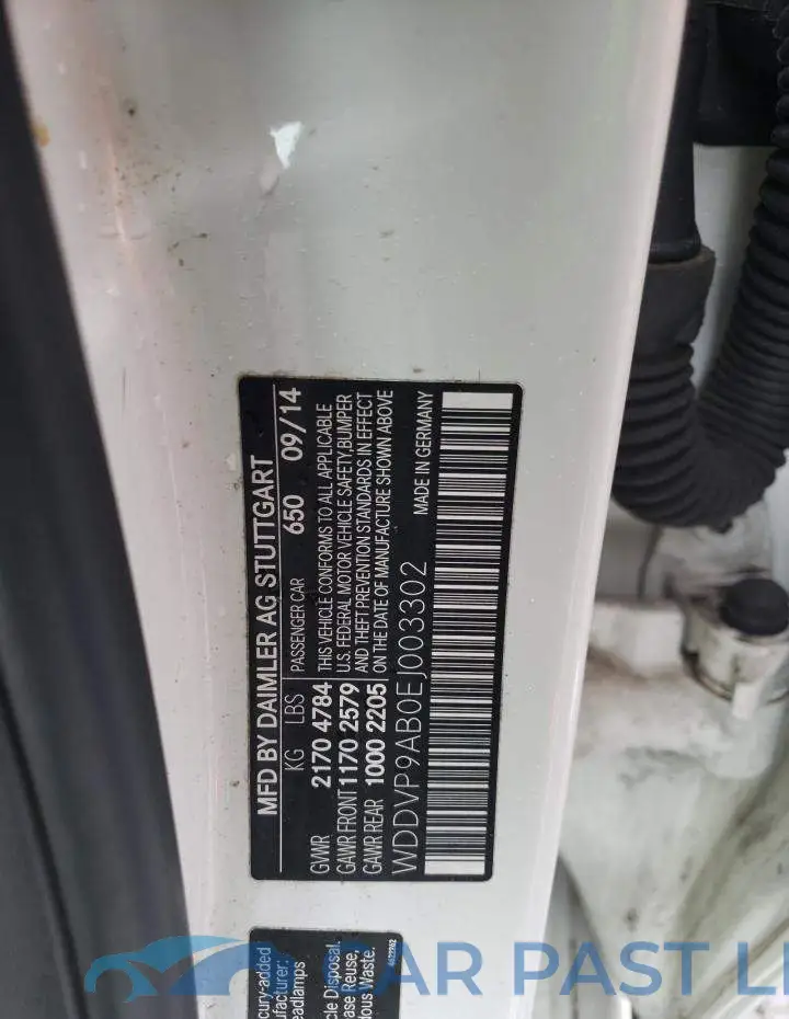 WDDVP9AB0EJ003302# 13