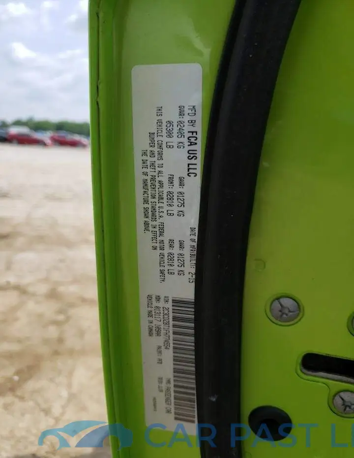 2C3CDZBT1FH774554# 12