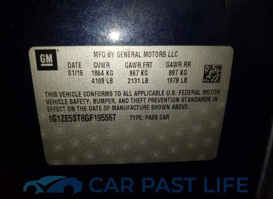 1G1ZE5ST8GF195567# 12