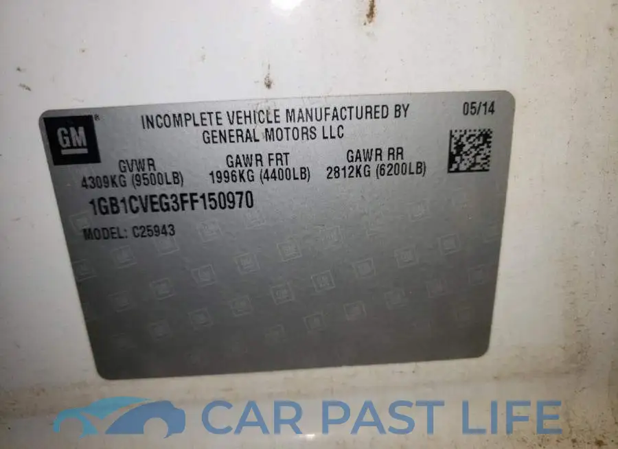1GB1CVEG3FF150970# 12