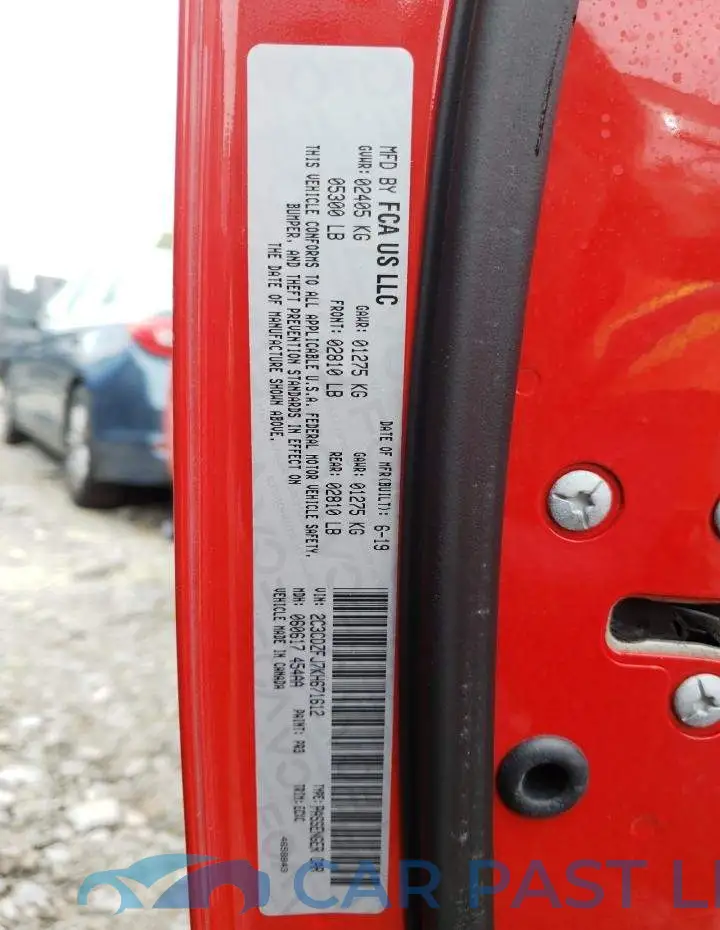 2C3CDZFJ7KH671612# 12