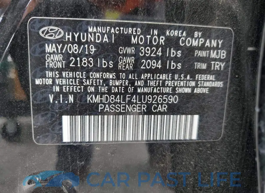 KMHD84LF4LU926590# 12