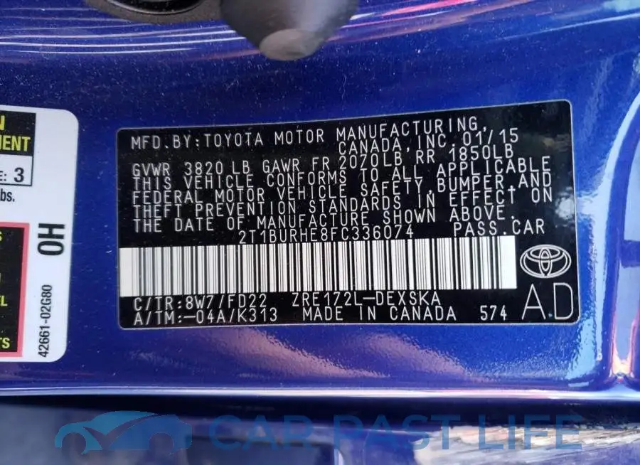 2T1BURHE8FC336074# 12