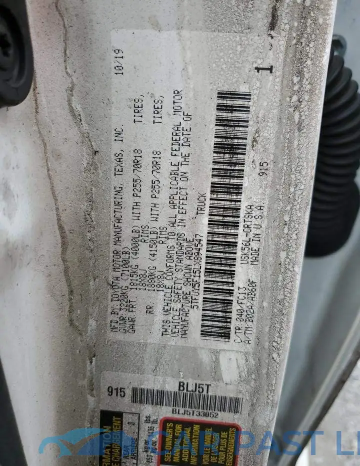 5TFUY5F15LX894547# 12