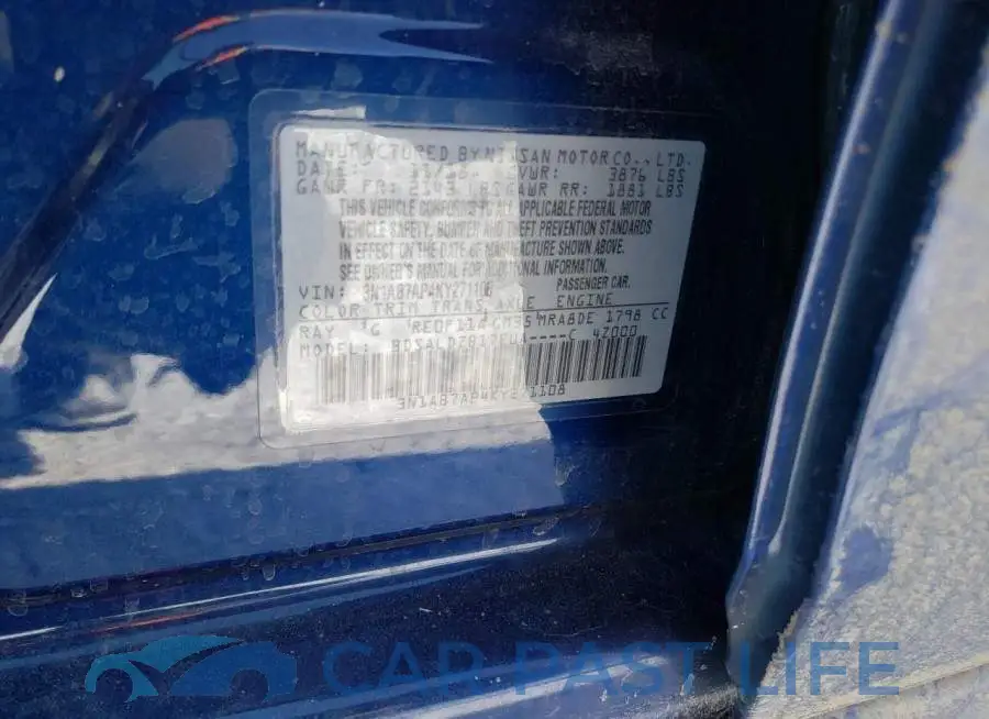 3N1AB7AP4KY271108# 10