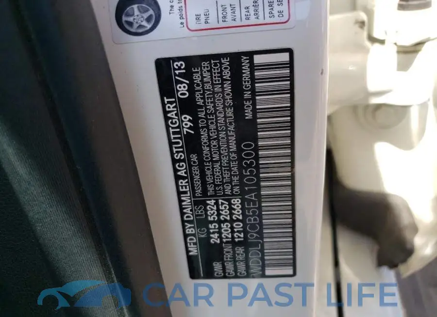 WDDLJ9CB5EA105300# 13