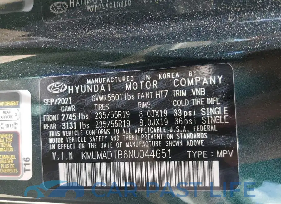 KMUMADTB6NU044651# 13