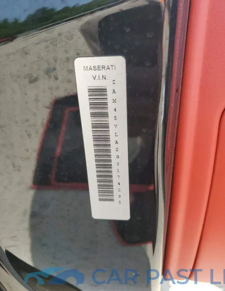 ZAM45VLA2G0174095# 12
